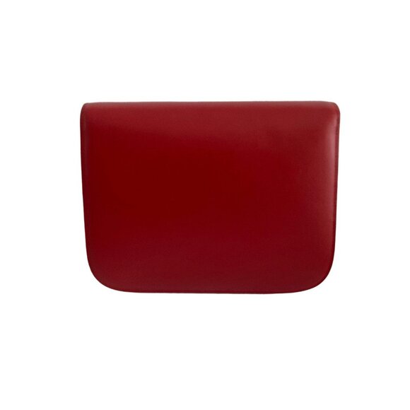 Celine Box Calfskin Medium Classic Box Flap Red - Picture 3 of 9